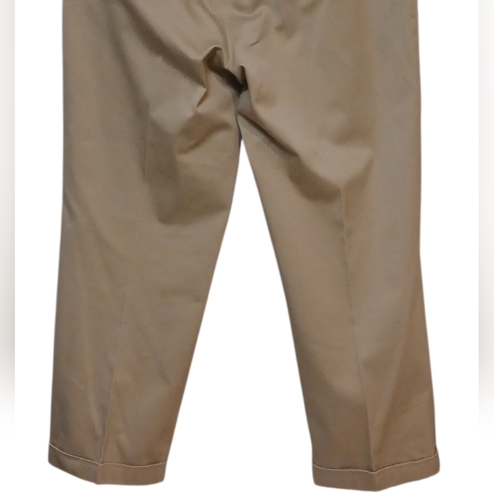 Nautica - NWOT, Classic Fit Khaki Pants, Pleated & Cuffed, Straight Leg, 40x30 - Picture 9 of 10